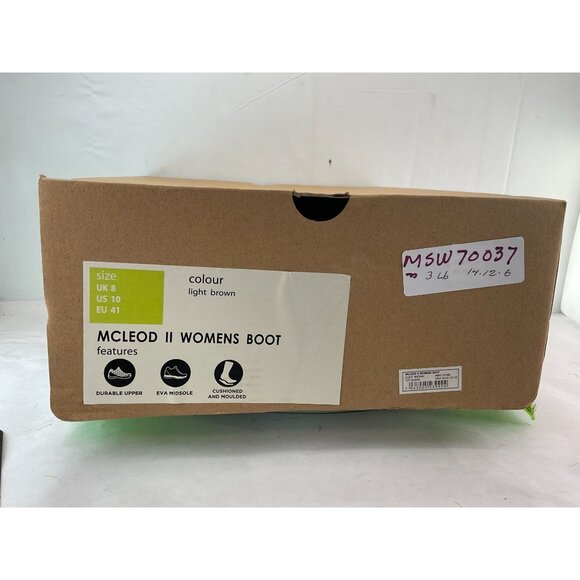 NEW Womens Mountain Warehouse McLeod II Hiking Boots Light Brown Size 10 - Picture 10 of 10